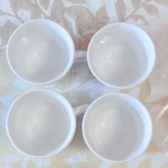 4 Vintage Corning Ware Corelle Spring Meadow Pattern Coffee Tea Cups Mugs 8 Oz - Picture 2 of 5